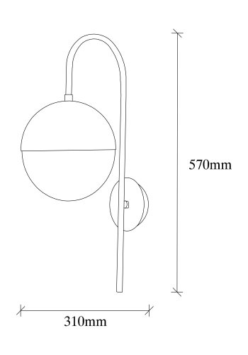 LUMI  vglampe -584TTM1908