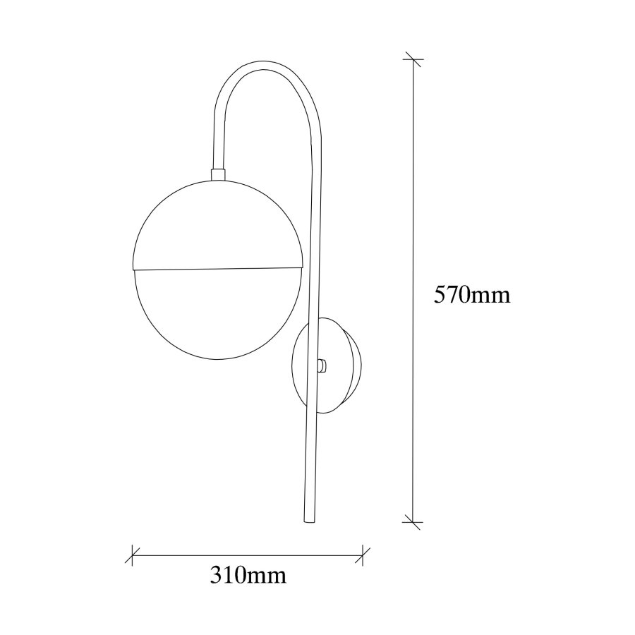 LUMI  vglampe -584TTM1908