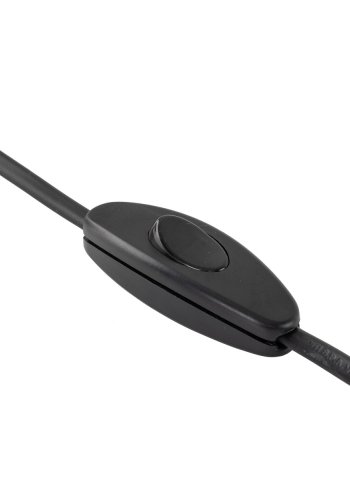 TK Harmony bordlampe - natur jute og sort metal