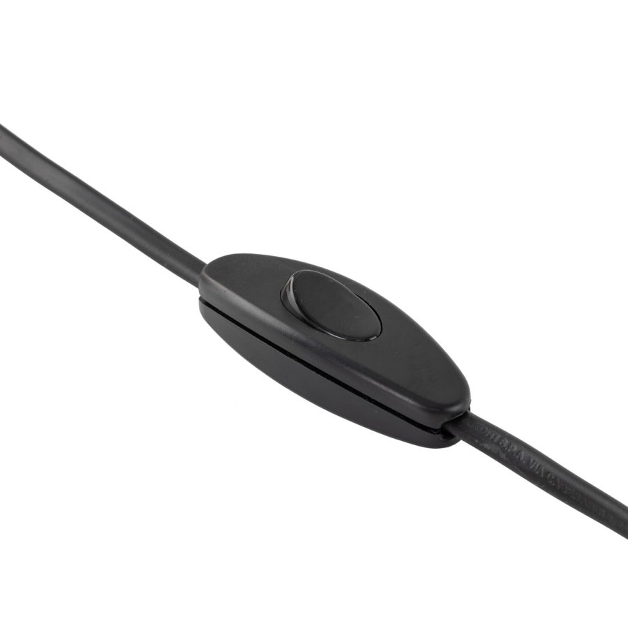 TK Harmony bordlampe - natur jute og sort metal