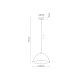TK Faro loftlampe - beige metal