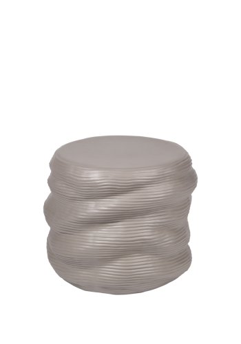 BROSTE COPENHAGEN Earthernware sidebord, rund - fungi gr stentj (44)