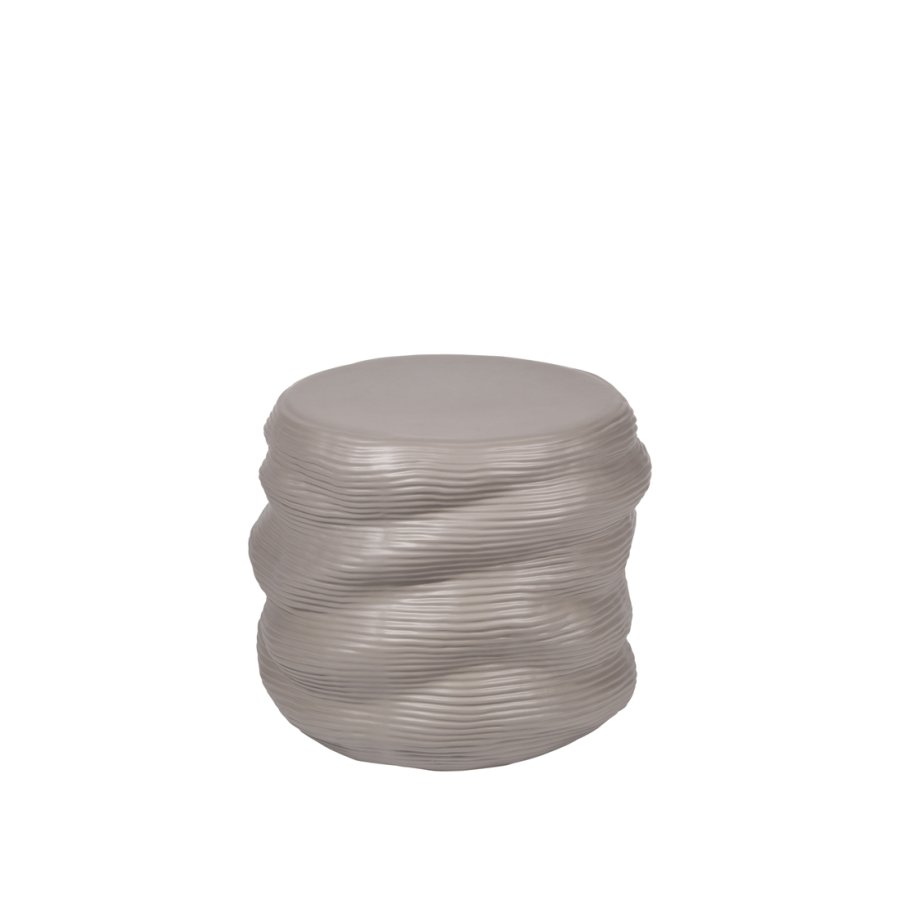 BROSTE COPENHAGEN Earthernware sidebord, rund - fungi gr stentj (44)