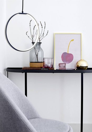 BLOOMINGVILLE Harper konsolbord - sort jern 