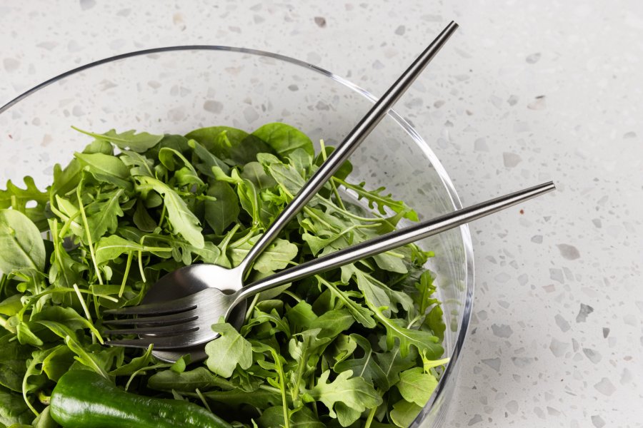 VENTURE DESIGN Active salatbestik - slv rustfrit stl (18+19cm)