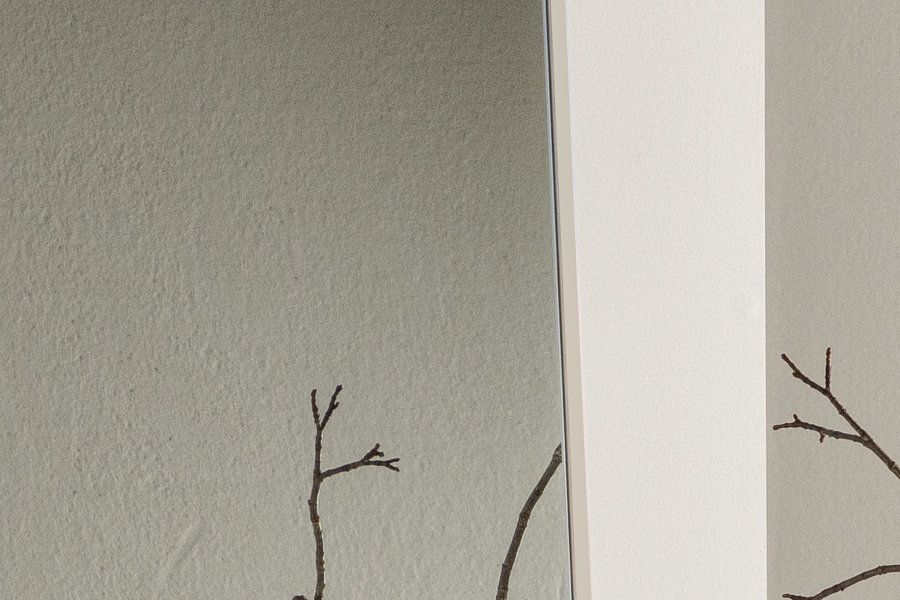 VENTURE DESIGN Orlando gulvspejl, rektangulr - spejlglas og beige aluminium (85x190)