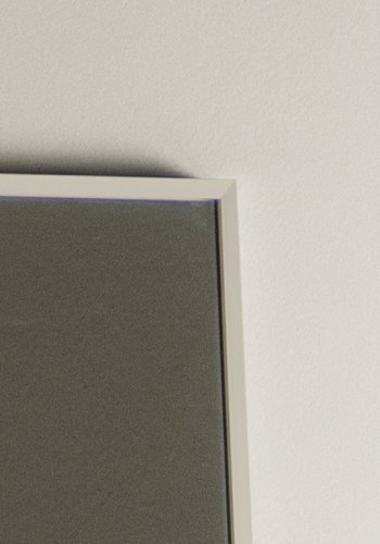 VENTURE DESIGN Orlando gulvspejl, rektangulr - spejlglas og beige aluminium (85x190)