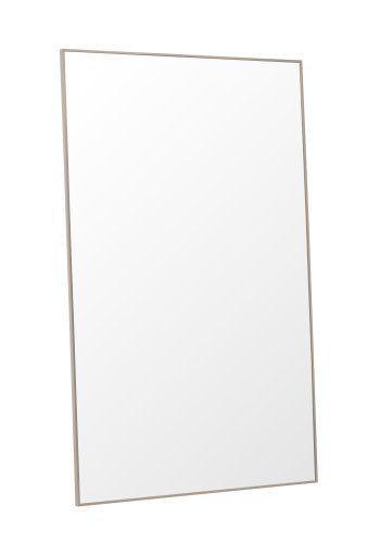 VENTURE DESIGN Orlando gulvspejl, rektangulr - spejlglas og beige aluminium (120x190)