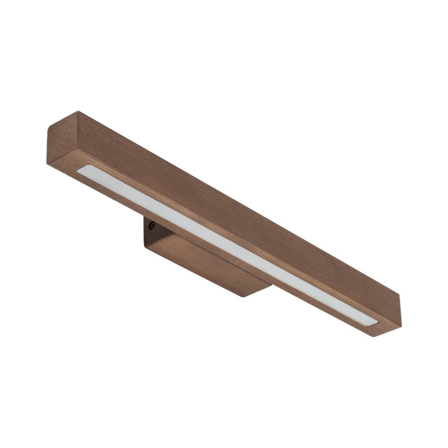 TK Teo LED loftlampe - valnddefarvet tr og sort metal