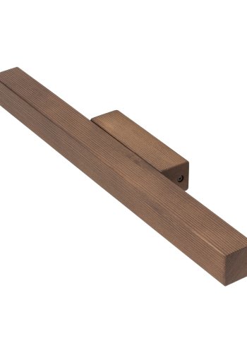 TK Teo LED loftlampe - valnddefarvet tr og sort metal