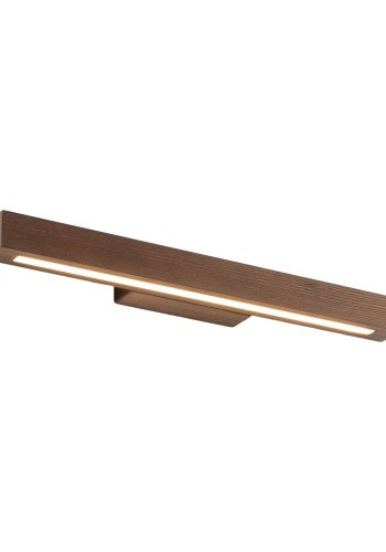 TK Teo LED loftlampe - valnddefarvet tr og sort metal