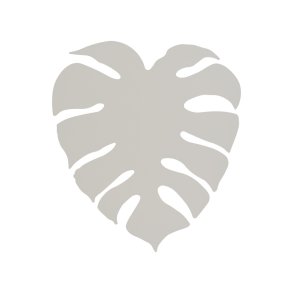 TK Monstera vglampe - beige metal