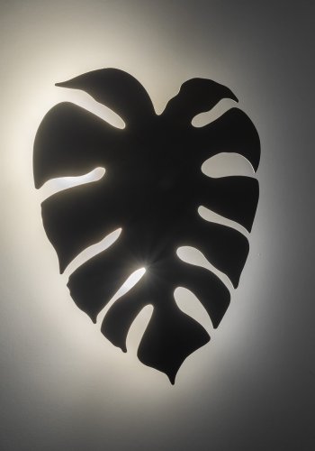 TK Monstera vglampe - beige metal