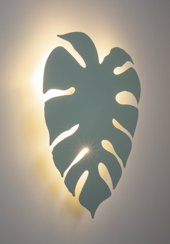 TK Monstera vglampe - mint metal