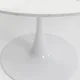 KARE DESIGN Schickeria spisebord, rund - hvid marmorlook laminat og hvid stl (110)