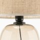 TK Melody bordlampe - natur jute og topas glas