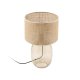 TK Melody bordlampe - natur jute og topas glas