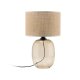 TK Melody bordlampe - natur jute og topas glas