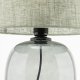 TK Melody bordlampe - grn stof og grafit glas