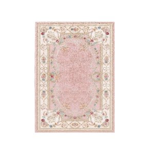 TEPPI ELS1800 gulvtppe, m. mnster, rektangulr - multifarvet fljl stof (160x230)