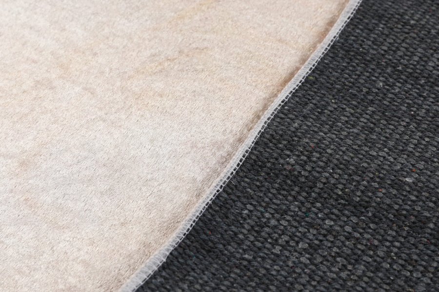 TEPPI ELS1801 gulvtppe, m. mnster, rektangulr - multifarvet fljl stof (160x230)