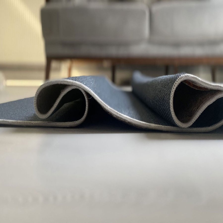 TEPPI ELS1895 gulvtppe, m. mnster, rektangulr - multifarvet fljl stof (180x280)