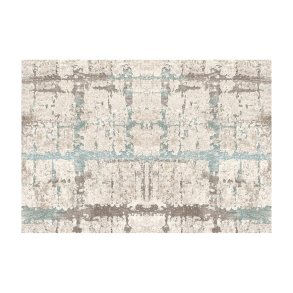 TEPPI ELS2078 gulvtppe, m. mnster, rektangulr - multifarvet fljl stof (160x230)