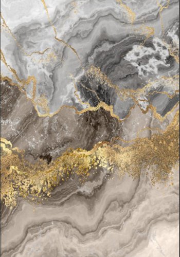 TEPPI Els2375 Hall gulvtppe, rektangulr - multifarvet fljl stof (80x200)