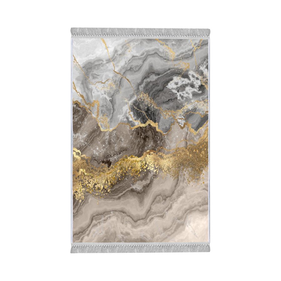 TEPPI Els2375 Hall gulvtppe, rektangulr - multifarvet fljl stof (80x200)