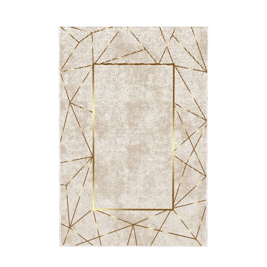 TEPPI Els2400 gulvtppe, rektangulr - multifarvet fljl stof (80x120)