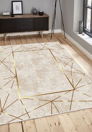 TEPPI Els2400 gulvtppe, rektangulr - multifarvet fljl stof (140x220)