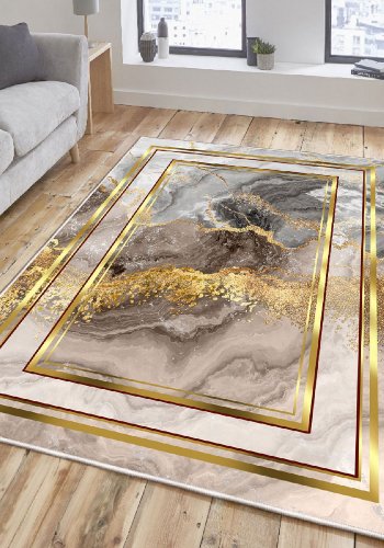 TEPPI Els2416 Hall gulvtppe, rektangulr - multifarvet fljl stof (80x200)