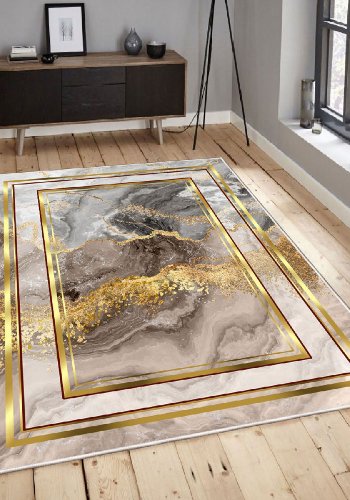 TEPPI Els2416 Hall gulvtppe, rektangulr - multifarvet fljl stof (80x200)