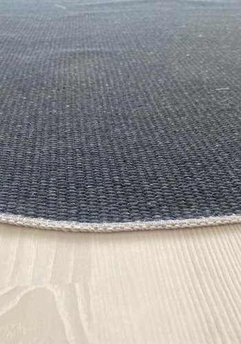 TEPPI WOOPAMUK480 gulvtppe, m. mnster, rund - multifarvet bomuld/polyester (140)