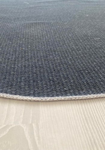 TEPPI WOOPAMUK521 gulvtppe, rund - natur bomuld/polyester (140)