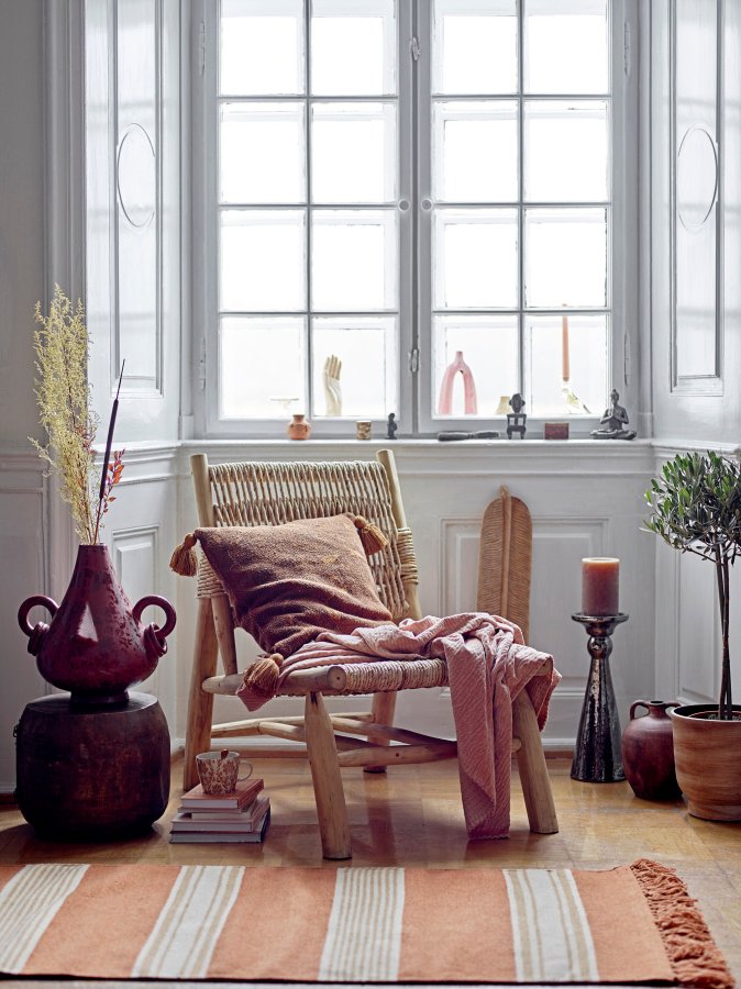 BLOOMINGVILLE Sail Lysestage, Sort, Keramik