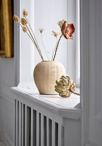 BLOOMINGVILLE Taym Deko Vase, Natur, Terrakotta