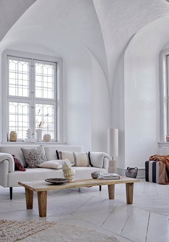 BLOOMINGVILLE Galia Pude, Brun, Bomuld W: 25cm, L: 50cm