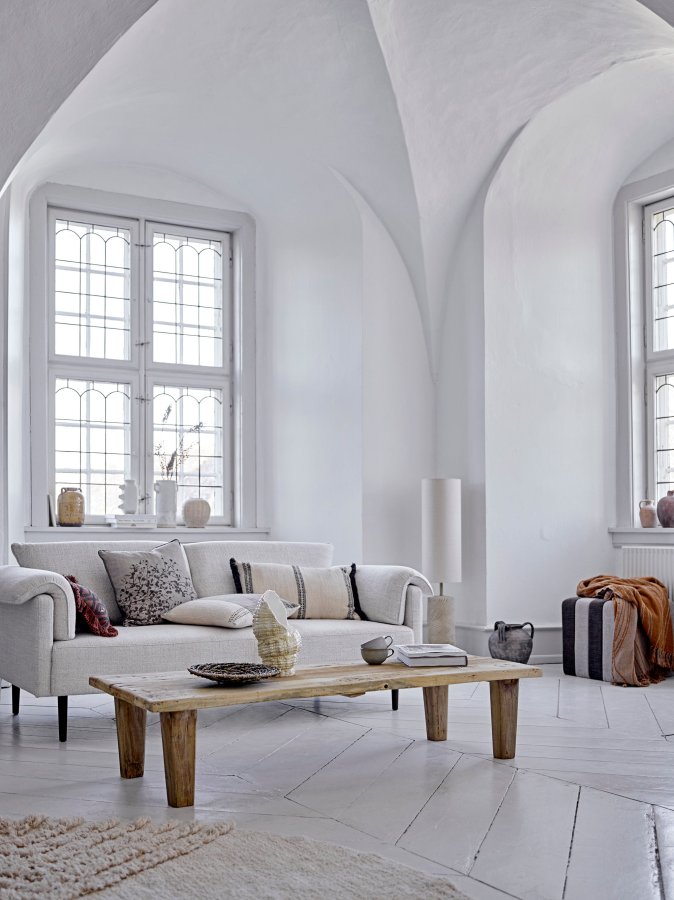 BLOOMINGVILLE Galia Pude, Brun, Bomuld W: 25cm, L: 50cm