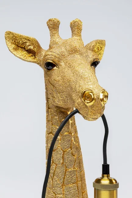 KARE DESIGN Animal Giraffe bordlampe - guld polyresin
