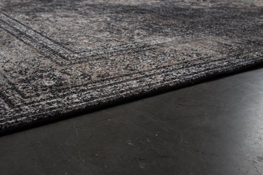 DUTCHBONE Robust gulvtppe, rektangulr - sort bomuld, polyester, viskose (200X300)