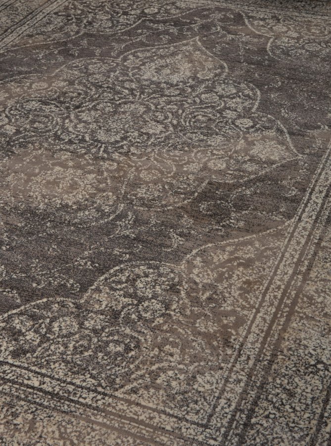 DUTCHBONE Robust gulvtppe, rektangulr - brun bomuld, polyester, viskose (170X240)