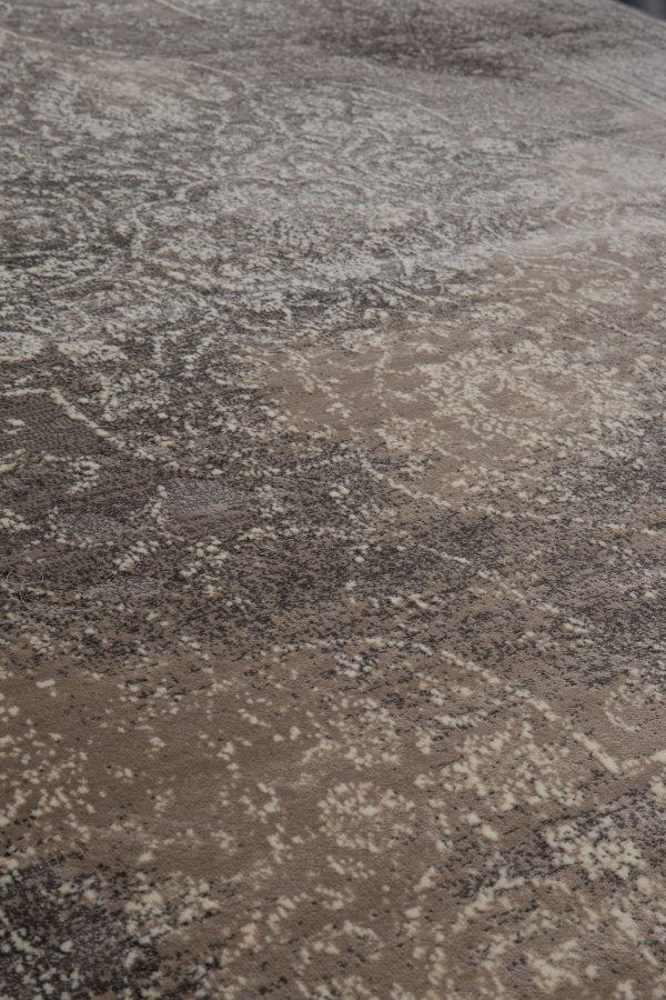 DUTCHBONE Robust gulvtppe, rektangulr - brun bomuld, polyester, viskose (170X240)