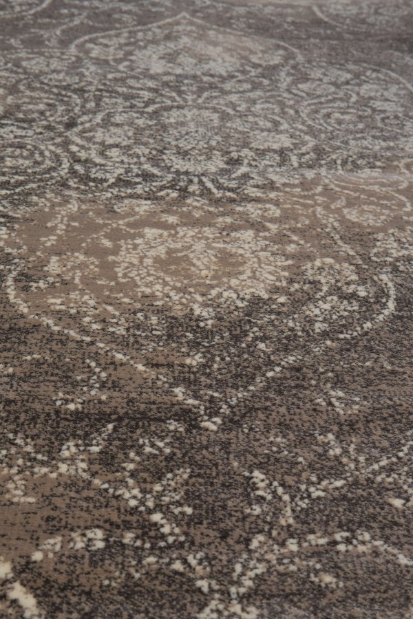 DUTCHBONE Robust gulvtppe, rektangulr - brun bomuld, polyester, viskose (170X240)