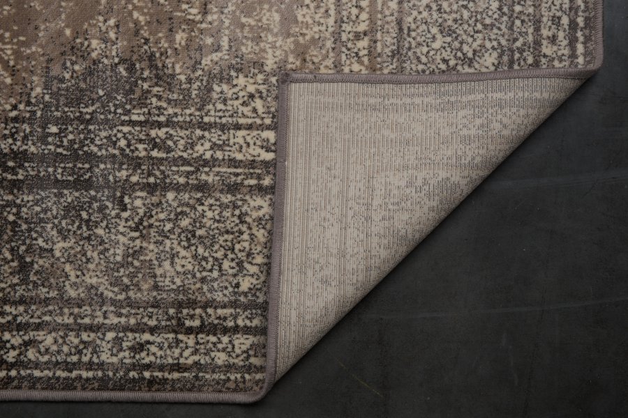 DUTCHBONE Robust gulvtppe, rektangulr - brun bomuld, polyester, viskose (170X240)