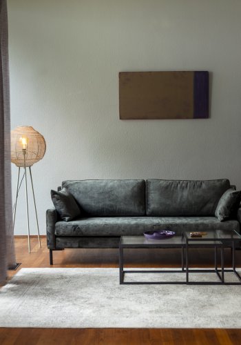 DUTCHBONE Robust gulvtppe, rektangulr - brun bomuld, polyester, viskose (200X300)