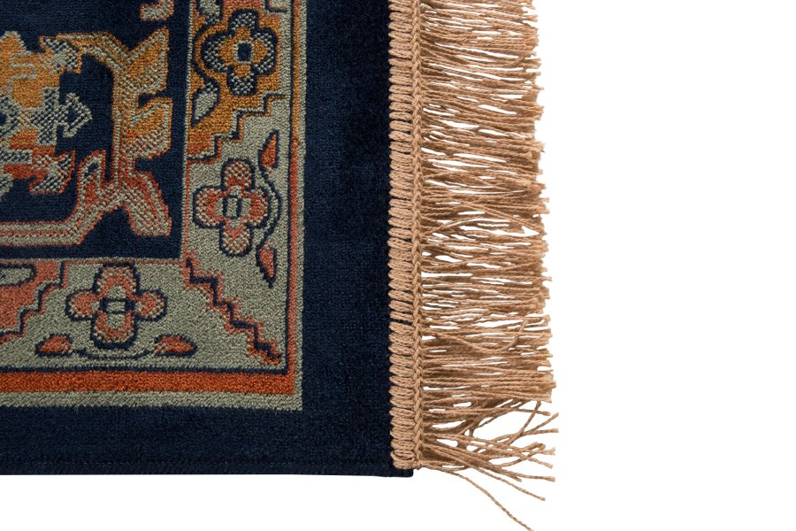 WHITE LABEL LIVING Raz gulvtppe, rektangulr - grn og multifarvet viskose (160x230)