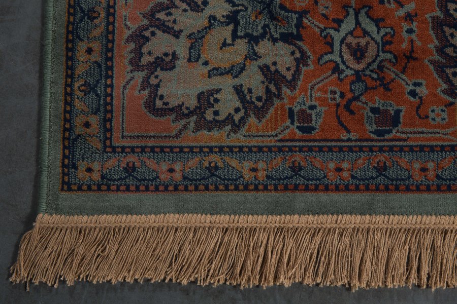 DUTCHBONE Bud gulvppe, rektangulr - grn bomuld, polyester, viskose (170X240)