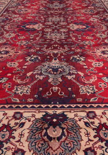 DUTCHBONE Bud gulvppe, rektangulr - rd akryl, bomuld, polyester, rayon (200X300)