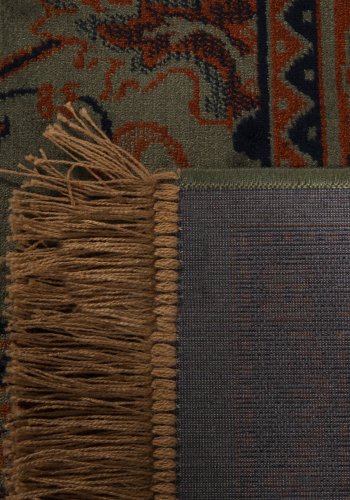 DUTCHBONE Bud gulvppe, rektangulr - grn bomuld, polyester, viskose (200X300)